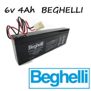 Batteria Piombo 6V 4 Ah per Emergenza Beghelli 8580